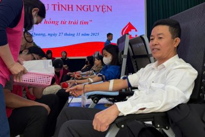 NGÀY HỘI HIẾN MÁU TÌNH NGUYỆN 2025 – “GIỌT HỒNG TỪ TRÁI TIM”