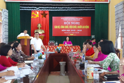 HỘI NGHỊ CÁN BỘ, CÔNG CHỨC, VIÊN CHỨC, NGƯỜI LAO ĐỘNG NĂM HỌC 2025 – 2026